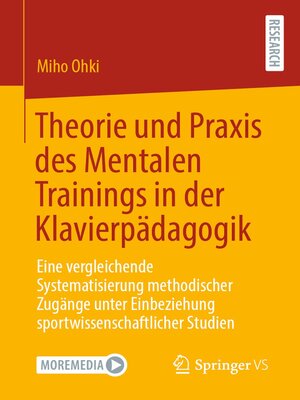 cover image of Theorie und Praxis des Mentalen Trainings in der Klavierpädagogik